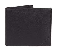 Portefeuille en cuir véritable noir pour homme - Nappa par Pierre Cardin | Blocage RFID | Doux, lisse, durable et infroissable, portefeuille double pliable