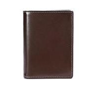 Portefeuille en cuir véritable pour homme - Grande capacité - Avec fentes pour cartes - Portefeuille RFID - Pour le quotidien, les affaires, les voyages, café, Couleur unie
