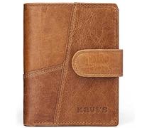 Portefeuille en cuir véritable pour hommes, pince à billets mince et minimaliste, porte-cartes de crédit, passeport élégant, porte-monnaie, poche avant et arrière, accessoires élégants, cadeau de
