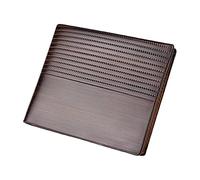 Portefeuille en Cuir Vintage | Portefeuille Bifold en Cuir avec Bloc,Portefeuille Mince Pliable avec Inserts pour Photo avec fenêtre ID pour Plusieurs Cartes bancaires