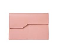 Portefeuille en PU pour cartes de crédit, cartes bancaires, passeport, porte-monnaie, porte-monnaie de couleur unie, porte-monnaie multi-fentes, rose, 19*0.2*12.5cm