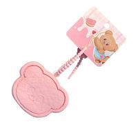 Portefeuille en silicone avec motif ours mignon - Portefeuille en silicone | avec fermeture éclair pour changer, boucles d'oreilles, bagues, rose, Refer to description, Unisexe