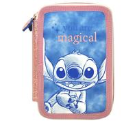 Portefeuille enfant - Kids Licensing - Disney Stitch - Souple - Zippée - Mixte