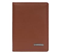 Portefeuille européen Stop RFID Cuir SENSATION Cognac Drew