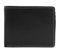 Portefeuille Excellanc pour homme en cuir noir format horizontal intemporel