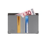 Portefeuille extraplat anti-RFID Color Pop - Fabrication française - PVC ""Argent"" - Protection cartes bancaires - 10,4 x 7,4 cm