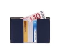Portefeuille extraplat anti-RFID Color Pop - Fabrication française - PVC ""Marine"" - Protection cartes bancaires - 10,4 x 7,4 cm