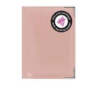Portefeuille extraplat blindé (Anti-RFID) - Fabrication française - Protection des données bancaires (Old Rose)
