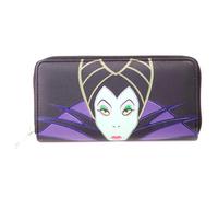 Disney Portefeuille femme Maleficent 2 à fermeture zippée noir