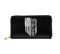 Portefeuille Femme Drapeau Américain Nous Le Peuple Constitution Cuir Portefeuille avec Compartiment À Monnaie Porte-Monnaie Original Retro Porte-Feuille en Cuire pour Femme, Prof, Ami