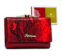 Portefeuille femme en cuir imprimé serpent - Peterson