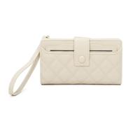 Portefeuille Femme Gallantry - Deux Volets Matelassé Beige