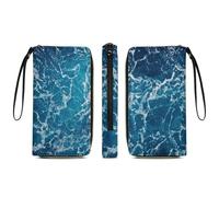 Portefeuille femme grande capacité, porte-monnaie de voyage en cuir synthétique, motif drapeau rasta, feuilles de cannabis, musique reggae, fermeture éclair, porte-cartes avec plusieurs emplacements p