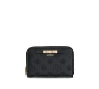 GUESS Porte-Monnaie Carmella SLG Medium Zip Around Wallet Black Logo Noir
