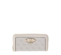GUESS Porte-Monnaie Lindsey SLG Zip Around Wallet Bone Logo écru