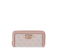 GUESS Porte-Monnaie Lindsey SLG Zip Around Wallet Orchid Logo Vieux Rose