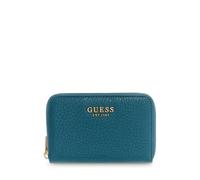 GUESS Porte-Monnaie Marsha SLG Medium Zip Around Wallet Teal Bleu pétrole