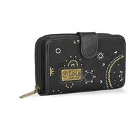 Portefeuille Femme Multi Rangement. Blocage RFID. Porte Monnaie Femme. Porte Feuilles Pour Femme Tendance - Porte Monnaie Multipoches Femme - Sac Lois Femme Noir