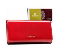 Portefeuille Femme - PETERSON PTN42100SAF70339 - Rouge - Souple - Synthétique