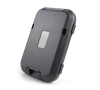 Portefeuille fin avec blocage RFID pour homme - Portefeuille amovible en métal avec pince à billets pour homme - Résistant à l'écrasement, gris, 1.0*1.0*1.0