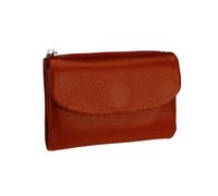 Portefeuille Fin en Cuir pour Femme, Blocage RFID, Petit Portefeuille en Cuir Souple, pour Un Usage Quotidien et Les déplacements, Grande capacité Insert Organisateur De Main en (Brick Red, One Size)