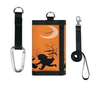 Portefeuille fin et léger avec inscription Happy Halloween