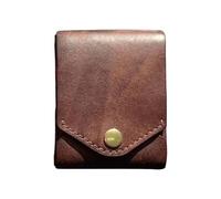 Portefeuille fin et minimaliste - Portefeuille fin tendance pour homme, portefeuille à deux volets en cuir synthétique | Portefeuille minimaliste compact à deux volets avec fente pour stylo intégrée