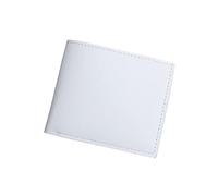 Portefeuille fin pour femme - Couleur unie - Pochette Oepn - Plusieurs emplacements pour cartes, blanc, Taille unique