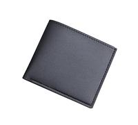 Portefeuille fin pour femme - Couleur unie - Pochette Oepn - Plusieurs emplacements pour cartes, Noir , Taille unique
