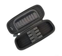 Portefeuille Fléchettes EVA Antichoc Intérieur Doux | Intérieur pour velours doux, évite rayures, sangle élastique maintien, 3 fléchettes, accessoires inclus(Black)