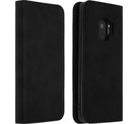 Portefeuille Flip Cover, étui à rabat en similicuir pour Samsung Galaxy S9 - Noir