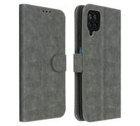 Portefeuille Flip Cover, étui en similicuir pour Samsung Galaxy A12 - Gris