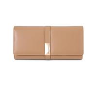 Portefeuille for femme, triple avec plusieurs emplacements for cartes, fermeture éclair intégrée for plus de sécurité et de commodité, accessoires à la mode for améliorer votre style de vie(Khaki)