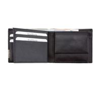 Portefeuille, format paysage, cuir, noir