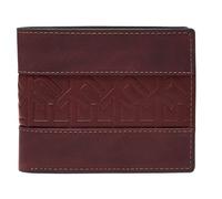 Portefeuille FOSSIL Everett Large Coin Pocket Bifold Eggplant - Cuir recy emme