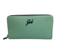 Portefeuille Gabbs gmoney 17 bull noir VERT FILODENDRO femme en cuir avec fermeture éclair, Sunset, L, Contemporain