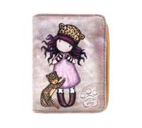 Santoro London Folding Gorjuss™ Purrrrrfect Love Wallet Multicolore