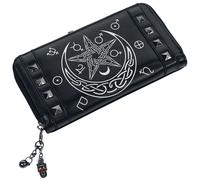 Portefeuille Gothic de Banned Alternative - Hollow - pour Femme - noir/blanc Standard