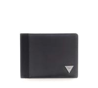 Guess Portefeuille Berne en cuir noir 4 compartiments cartes 2 compartiments billets porte-monnaie