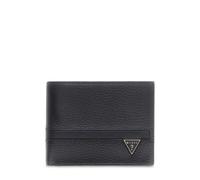 Guess Porte-monnaie Monaco Cuir Bifold Noir