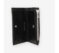 GUESS Porte-Monnaie Milano Bifold Top Zip Wallet Black Noir