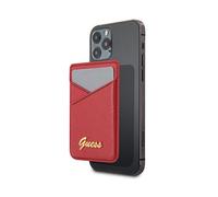 Portefeuille - Guess - Wallet Card Slot MagSafe - Saffiano - Rouge - Aimanté