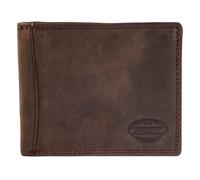 Portefeuille homme - AKZENT - Benjamin - Cuir chèvre véritable - Marron - 12 compartiments cartes