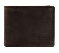 Portefeuille homme - AKZENT - Matuk - Cuir chèvre véritable - Gris - Format horizontal compact