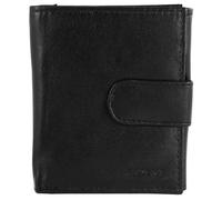 Portefeuille homme - AKZENT - Modèle unique - Cuir de mouton - Noir - Compact 11×9×2 cm