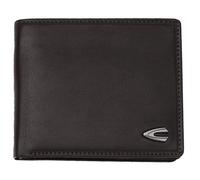 Portefeuille homme Camel Active cuir 3 volets marron - 9 cartes, 3 compartiments billets, porte-monnaie à pression