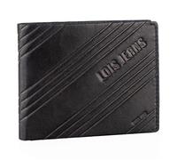 Lois - Portefeuille Homme Cuir - Portefeuille Cuir Homme. Portefeuilles et Porte Carte Homme. Porte Feuille pour Homme Vintage, Noir