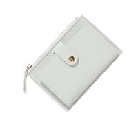 Portefeuille Homme Cuir - Portefeuilles Petit portefeuille pour femme petit portefeuille avec compartiment et clou mini porte-monnaie au format court style antique et contemporain (Grey One Size)