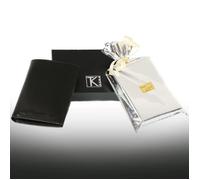 Portefeuille homme en cuir noir TK01 - TK 1979 - Grand classique - Nombreux emplacements