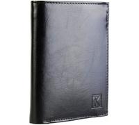 Grand portefeuille cuir homme - 15 cm Noir